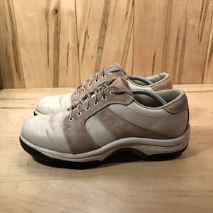 Footjoy Shoes Womens 7 M Contour Series Golf Sneakers Spikes 94062 White Lace Up